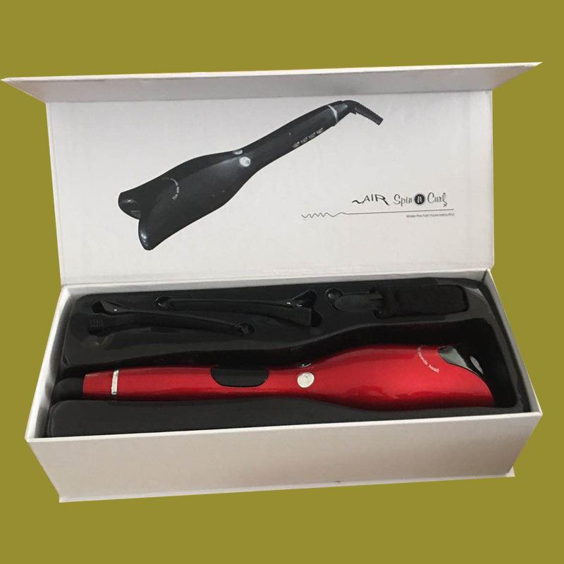 Multi-functional rose-shaped hair curler, ceramic lazy person automatic hair curler, anti-scald LCD spiral hair styling device for curling details Picture