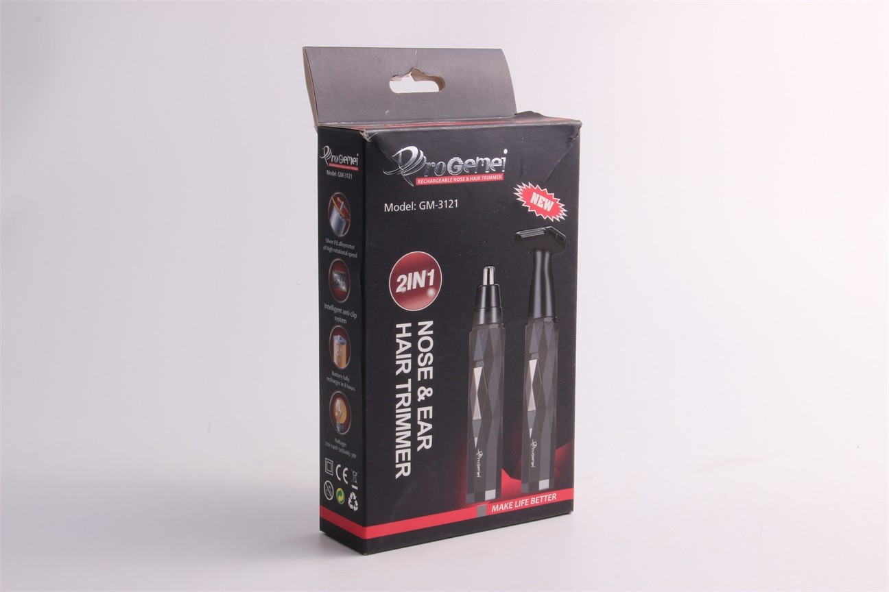 Gemei GM-3130 Nasal Hair Trimmer 2-in-1 multi-functional nasal hair knife for women pic 3