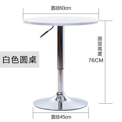 吕字家具厂家直销吧台椅 皮质吧椅 收银高脚凳 吧凳前台酒吧椅 内橙外白高款详情8