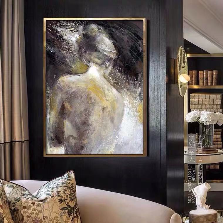 Fent's oil painting of figures Specification image