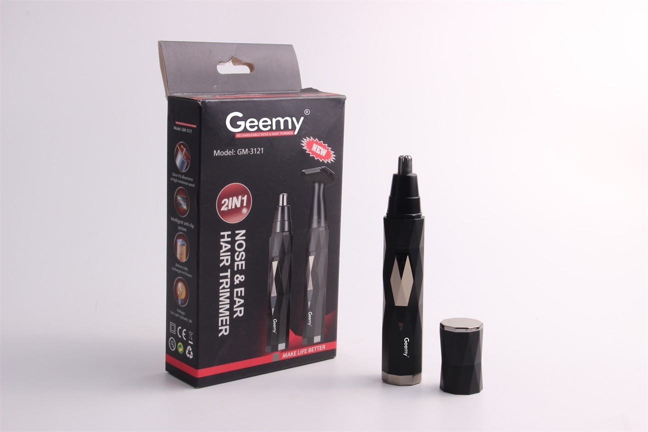 Gemei GM-3130 Nasal Hair Trimmer 2-in-1 multi-functional nasal hair knife for women pic 6