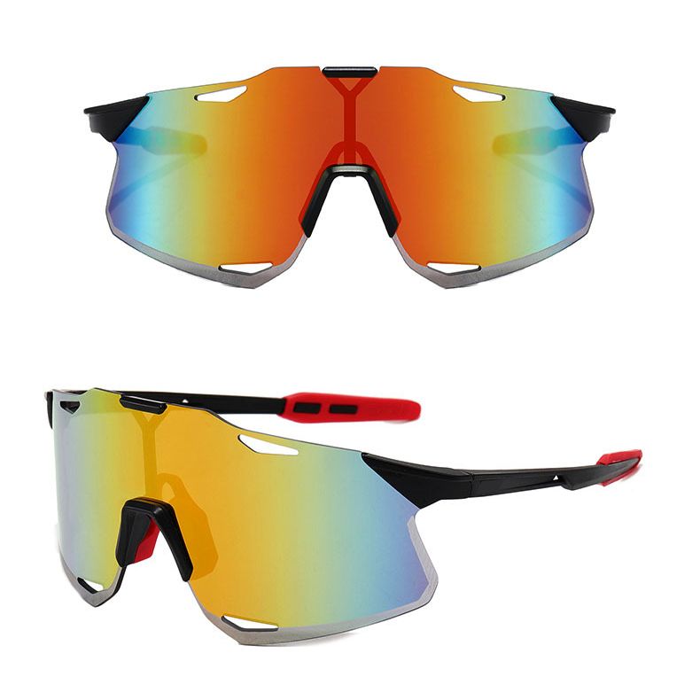 19023 Outdoor rimless riding glasses Sports glasses Fashion sunshade sunglasses Mountain bike sunglasses full figure