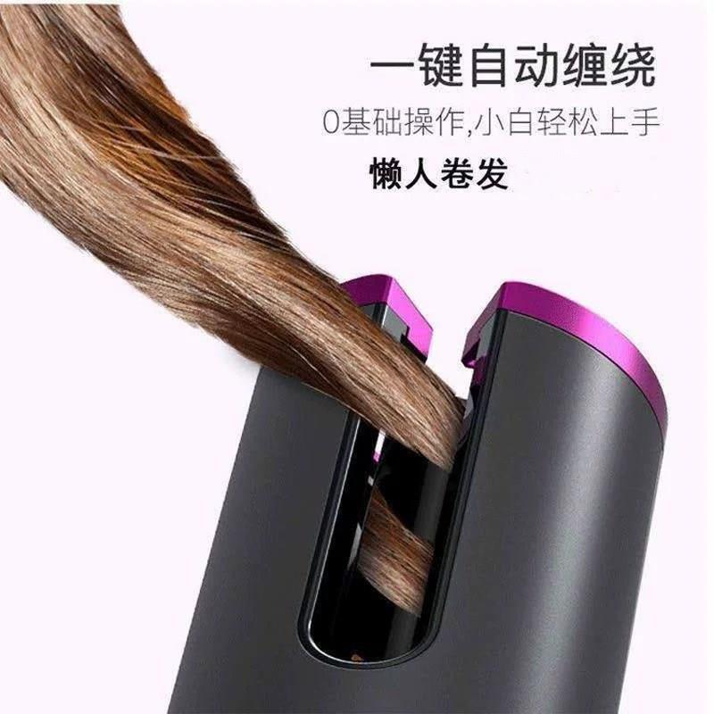 Rechargeable wireless automatic curling iron USB Wave portable mini wireless fully automatic lazy person curling iron Specification image