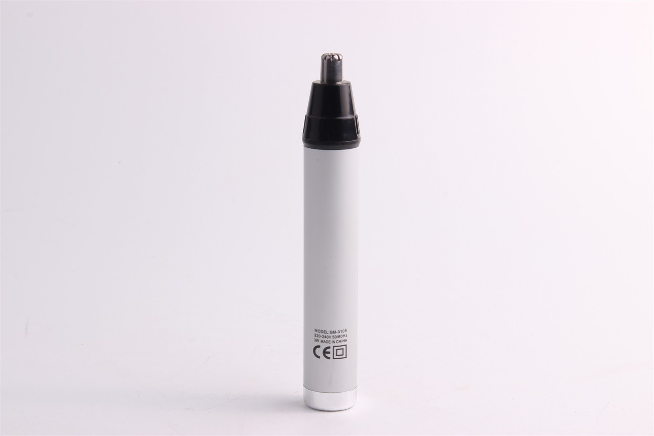The GMEI GM-3105 nasal hair trimmer, a two-in-one multi-functional nasal hair knife, is a cross-border e-commerce female body hair remover and hair plucking device pic 1