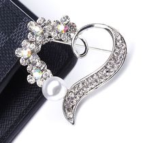 Manufacturers direct heart brooch clothing accessories