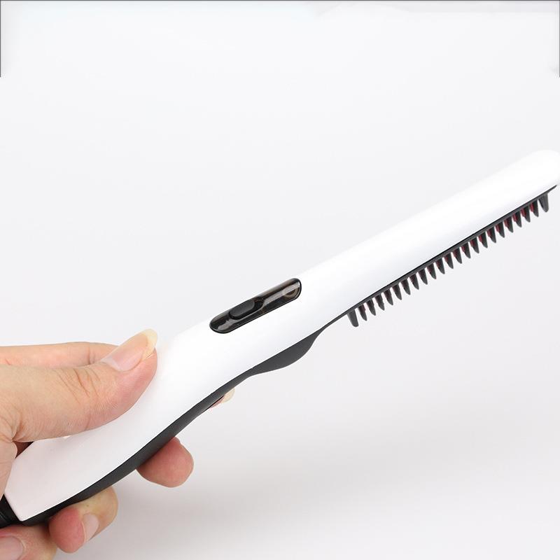 TV's new styler hair styling comb, the second-generation men's dedicated comb for both curling and straightening, and a multi-functional sideburns and beard comb Application Scenario