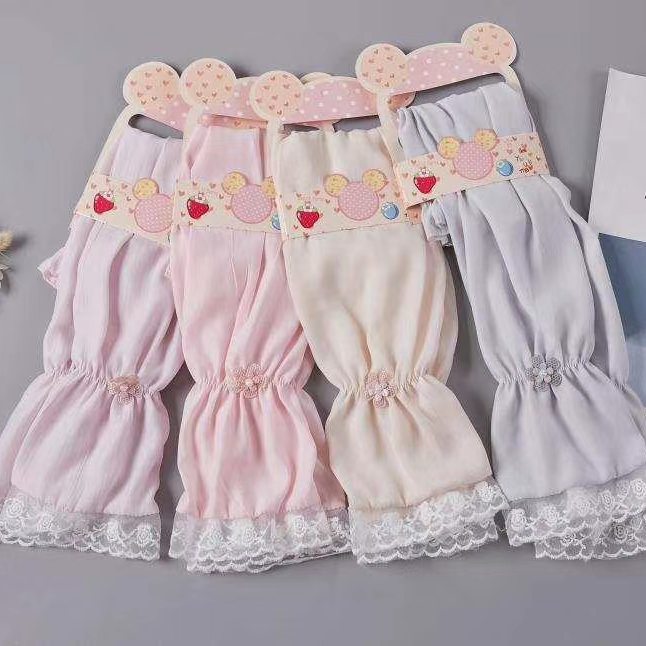 蕾丝花边防晒冰袖