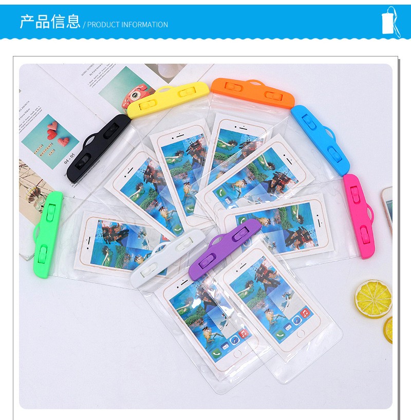 Wholesale of PVC fully transparent waterproof bags for mobile phones and waterproof mobile phone cases in stock pic 5