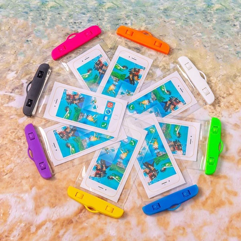 Wholesale of PVC fully transparent waterproof bags for mobile phones and waterproof mobile phone cases in stock details Picture