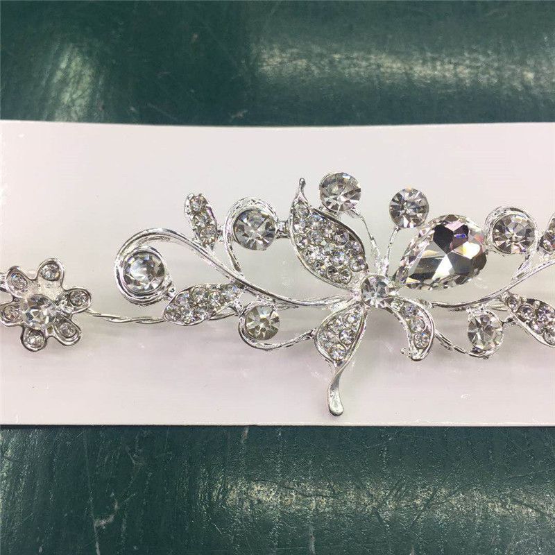 Hair accessories Soft strip hair clip headwear clip Korea hairpin diamond alloy hair comb