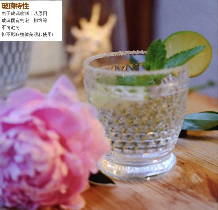 German-made boston series crystal glass wine glasses, multi-color juice glasses and red wine glasses detail image 3