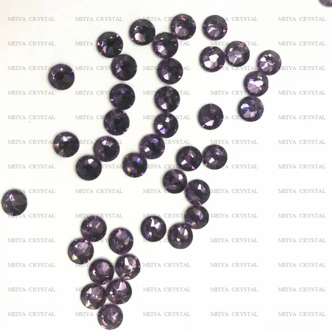 奢华高品质 平底钻 20#藕荷些 八大八小面 美甲钻