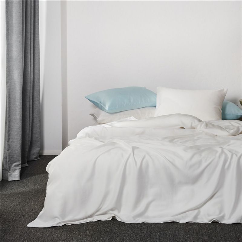 60 pure color Tencel 4-piece homesthouse foreign trade home bedding kit 1.5m bed