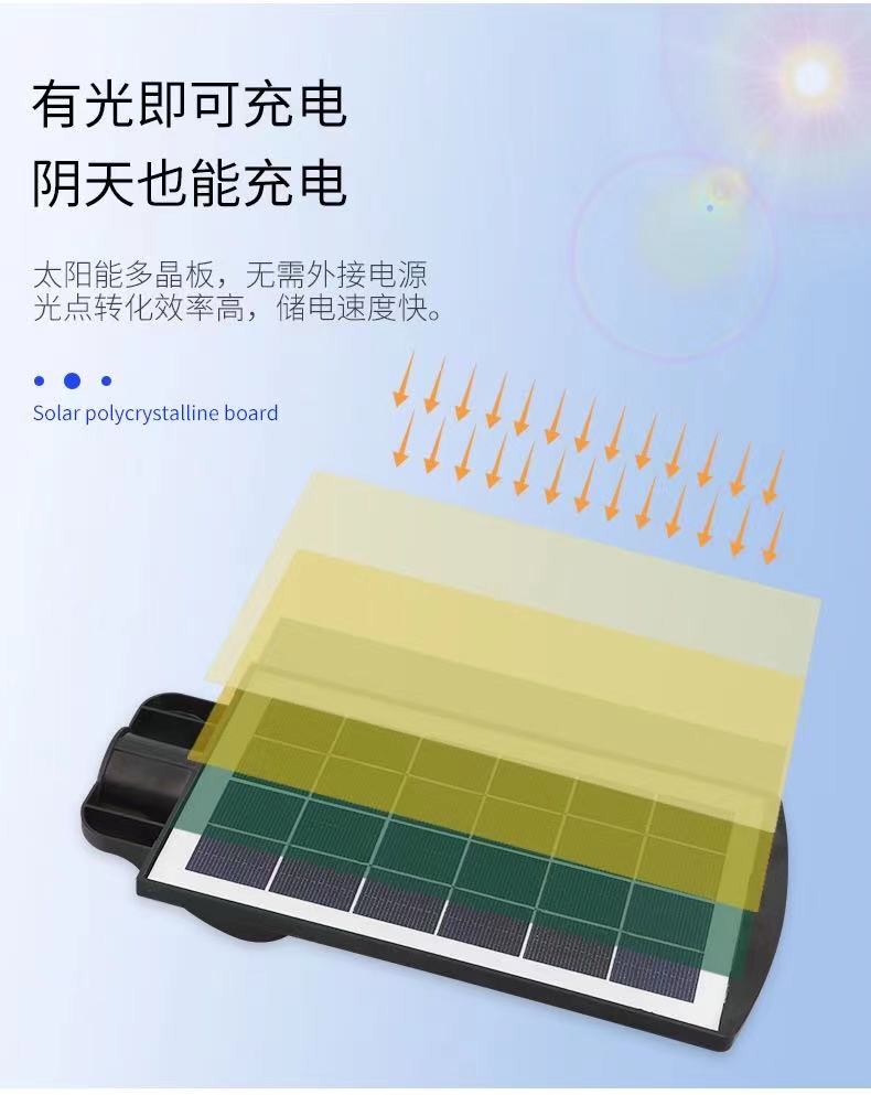 新款MINI一体化LED太阳能路灯庭院道路照明LED路灯庭院灯详情图10