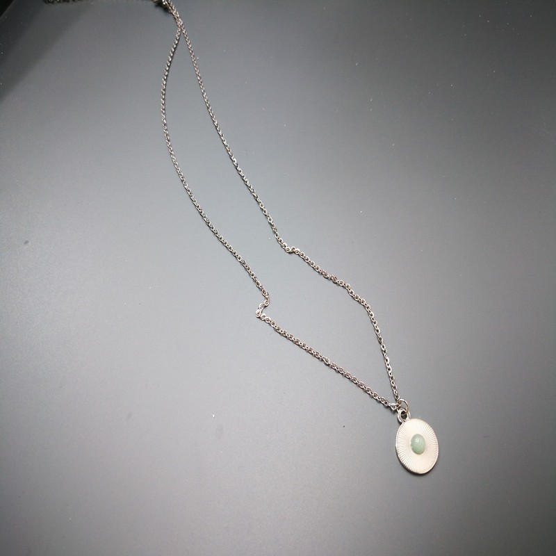 欧美风新款复古潮流不锈钢项链首饰饰品详情图2