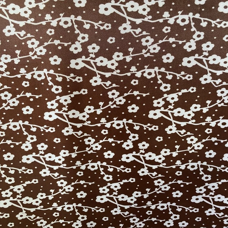 The Seding printing series features 100% polyester fabric with plum blossom tree and PVC foam at the bottom detail image 6