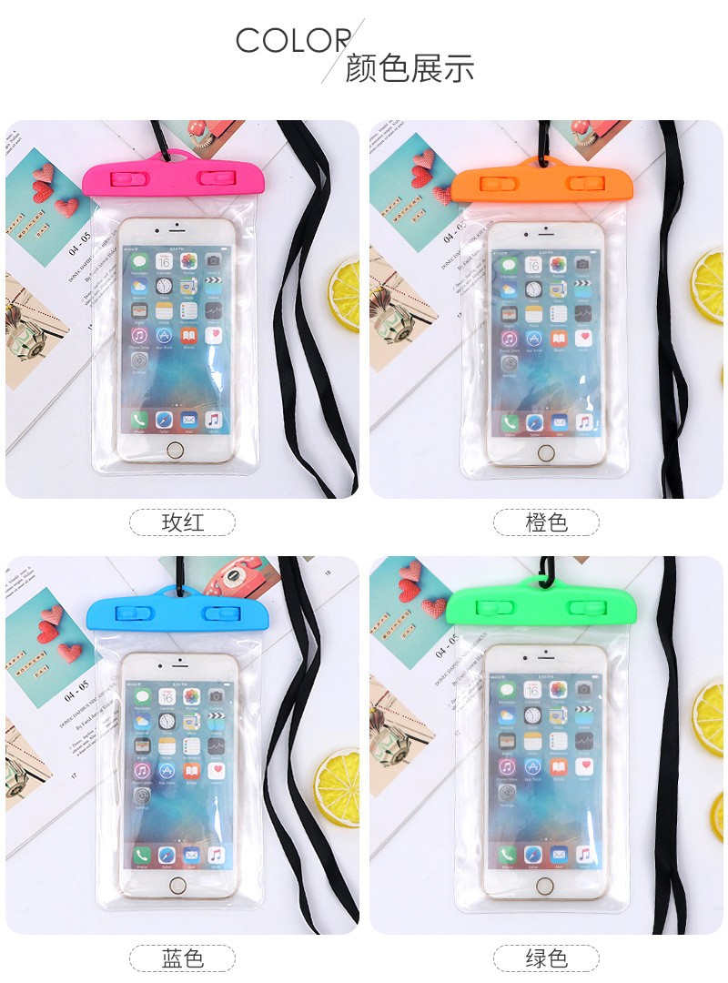 Wholesale of PVC fully transparent waterproof bags for mobile phones and waterproof mobile phone cases in stock pic 7