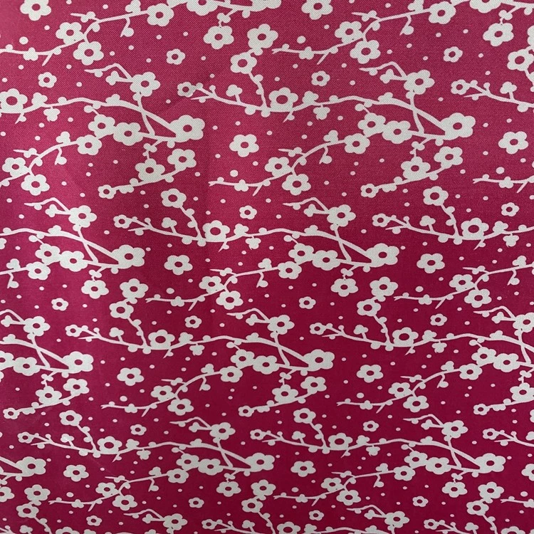 The Seding printing series features 100% polyester fabric with plum blossom tree and PVC foam at the bottom detail image 4