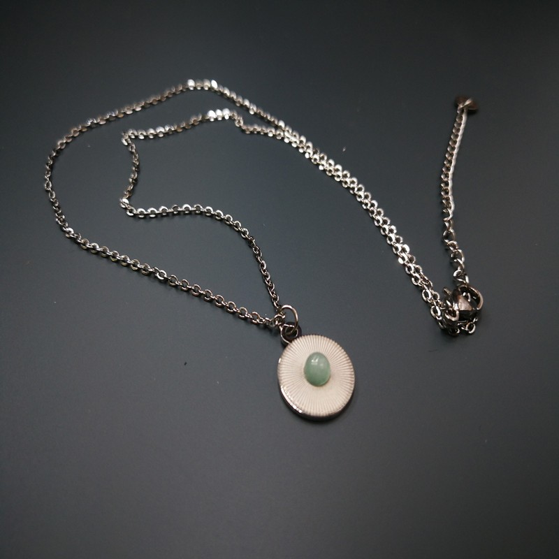 欧美风新款复古潮流不锈钢项链首饰饰品详情图1