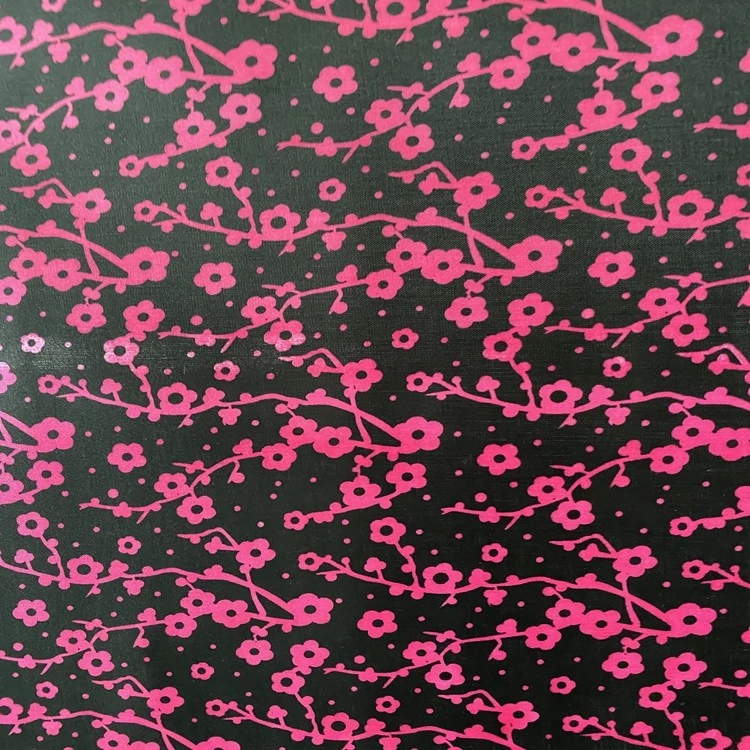 The Seding printing series features 100% polyester fabric with plum blossom tree and PVC foam at the bottom detail image 5