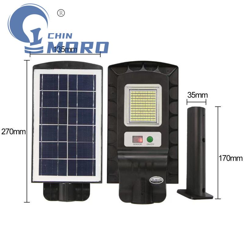 新款MINI一体化LED太阳能路灯庭院道路照明LED路灯庭院灯细节图