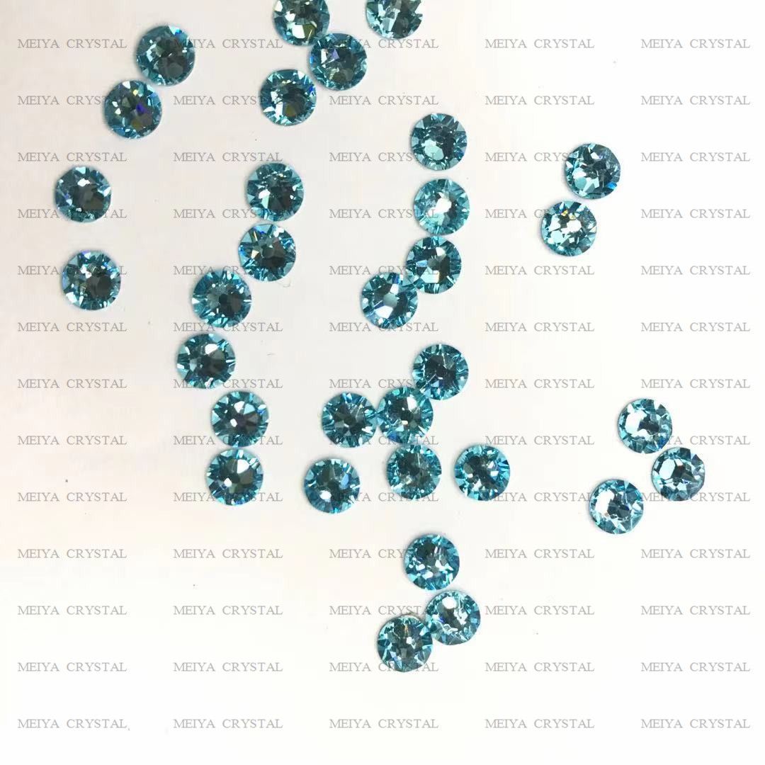 奢华高品质 平底钻 20#湖水兰 八大八小面 美甲钻