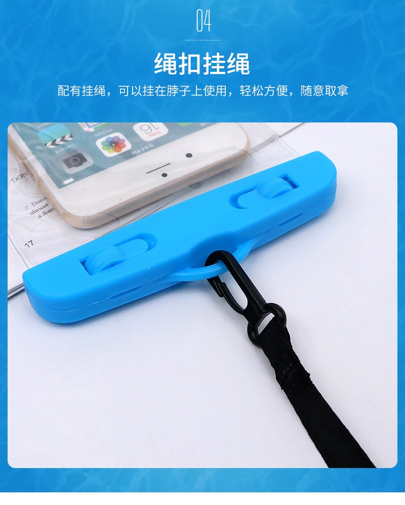 Wholesale of PVC fully transparent waterproof bags for mobile phones and waterproof mobile phone cases in stock pic 12