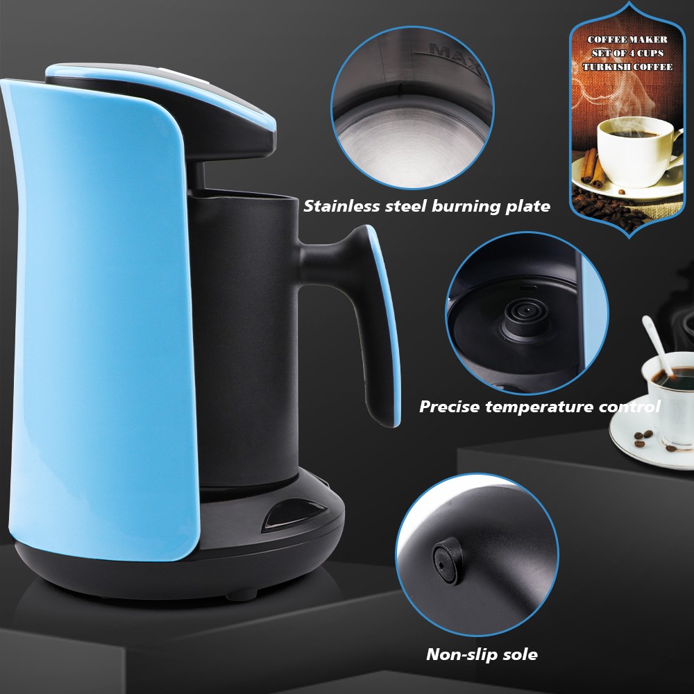 European standard 600W household heated coffee cup Portable office coffee pot R.109 detail image 3