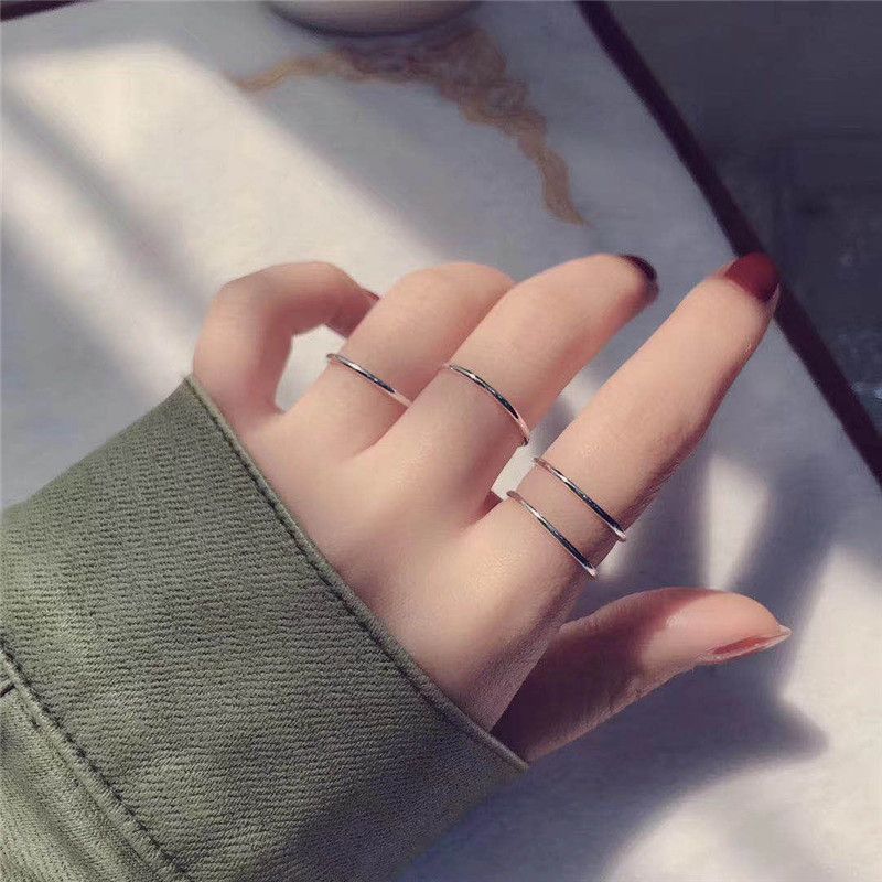 戒指/不锈钢戒指/防玉戒指/银戒指女个性/合金戒指细节图
