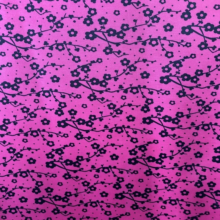 The Seding printing series features 100% polyester fabric with plum blossom tree and PVC foam at the bottom detail image 8
