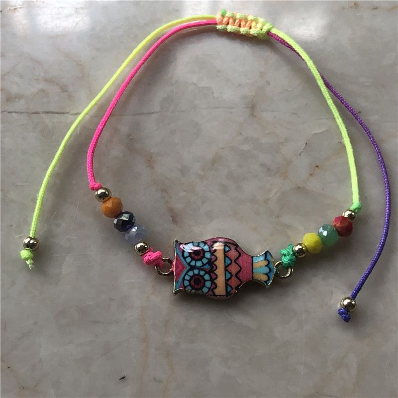 日韩新款手工编织串珠花瓶手链吊坠手串气质女士手饰品定制