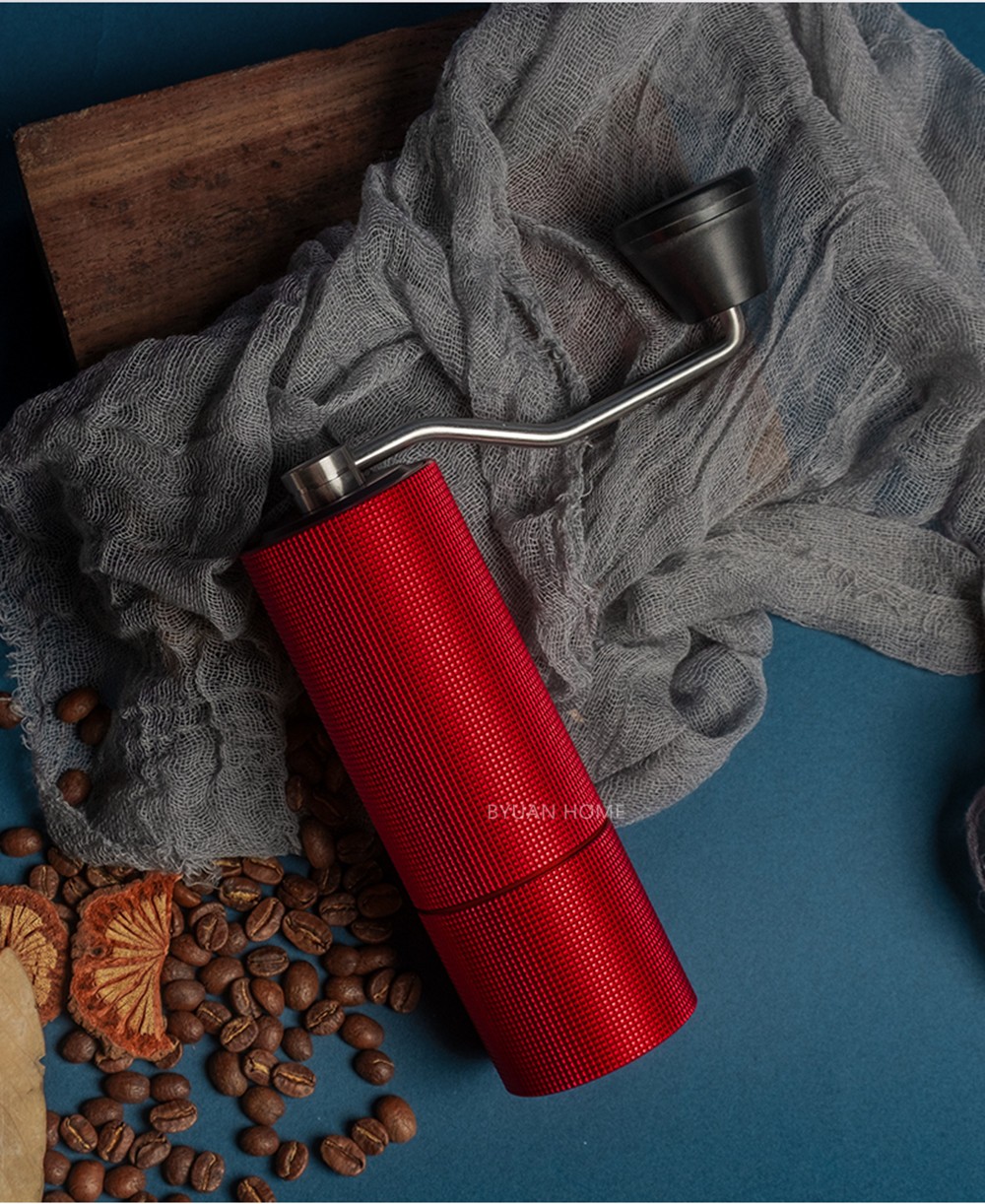 红色C2 手摇咖啡磨豆机器具意式手动研磨机手冲单品家用手磨详情图5