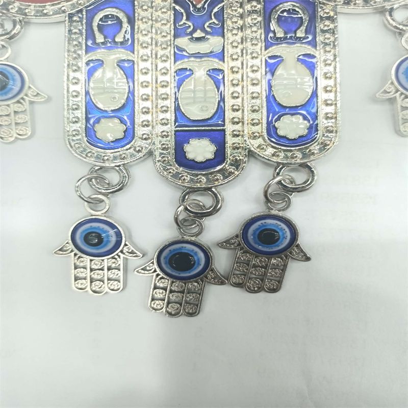 Minority Wind Red Blue White Big Palm Specification drawing