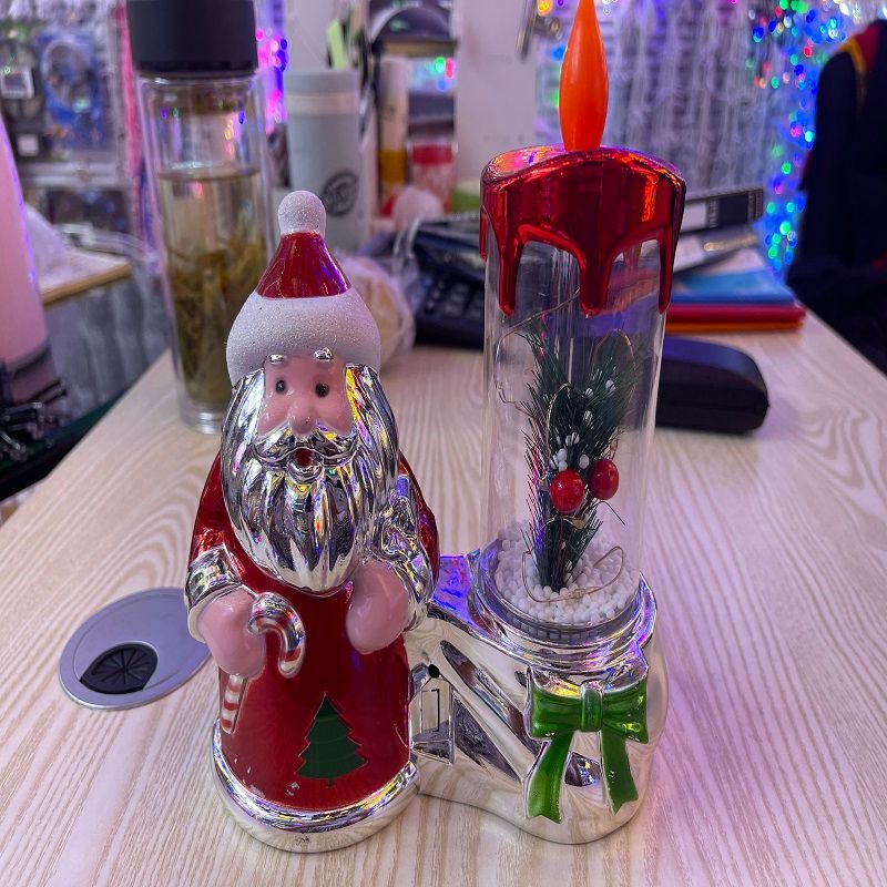莱灏灯饰圣诞老人带蜡烛彩灯多款式多颜色可选035
