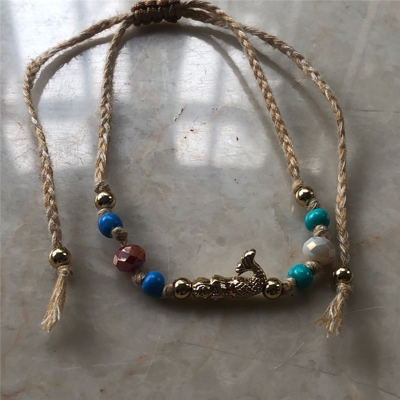 手工编织麻绳串珠手链创意民族风手链详情图1