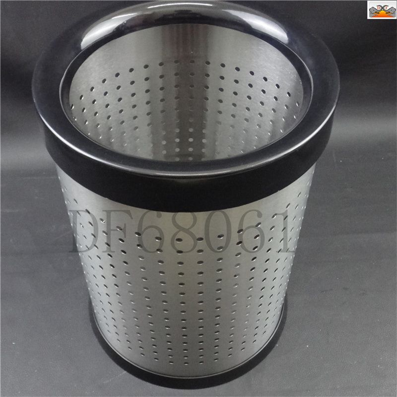 DF Trading House专供！椭圆带孔不锈钢冲孔垃圾桶，超值价格，不买你会后悔！限时抢购，赠品等你拿！