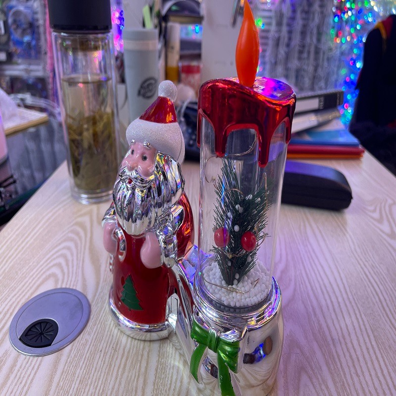 莱灏灯饰圣诞老人带蜡烛彩灯多款式多颜色可选035详情图2