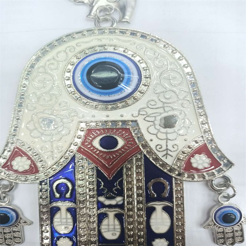 Minority Wind Red Blue White Big Palm details Picture