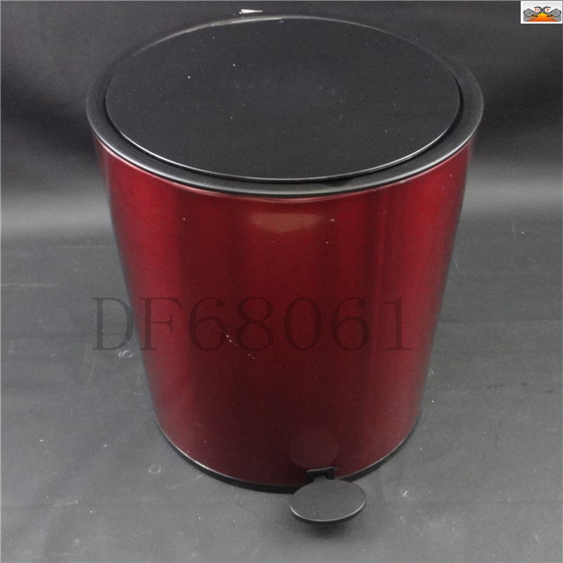 DF68061 不锈钢盖垃圾桶 翻盖垃圾桶 脚踏垃圾桶 厂家直销 DF Trading House详情图5