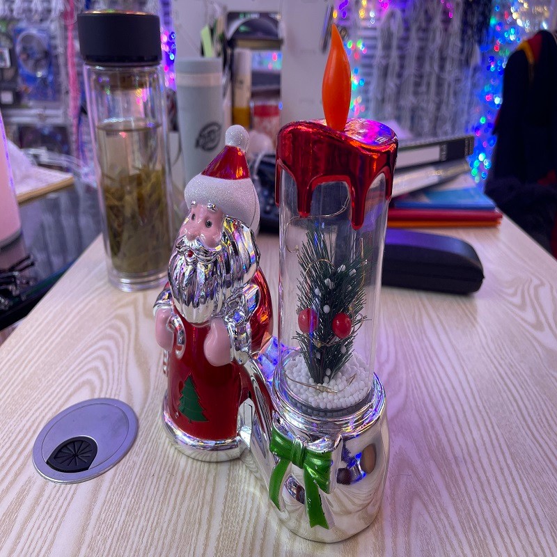 莱灏灯饰圣诞老人带蜡烛彩灯多款式多颜色可选035详情图3