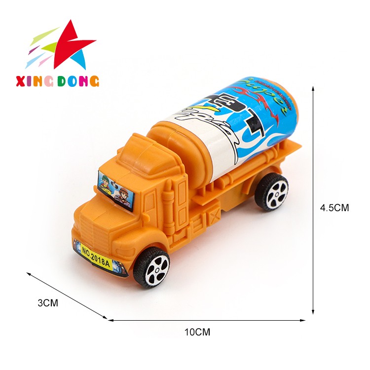 Children's rebound toy car, rebound oil tanker detail image 3