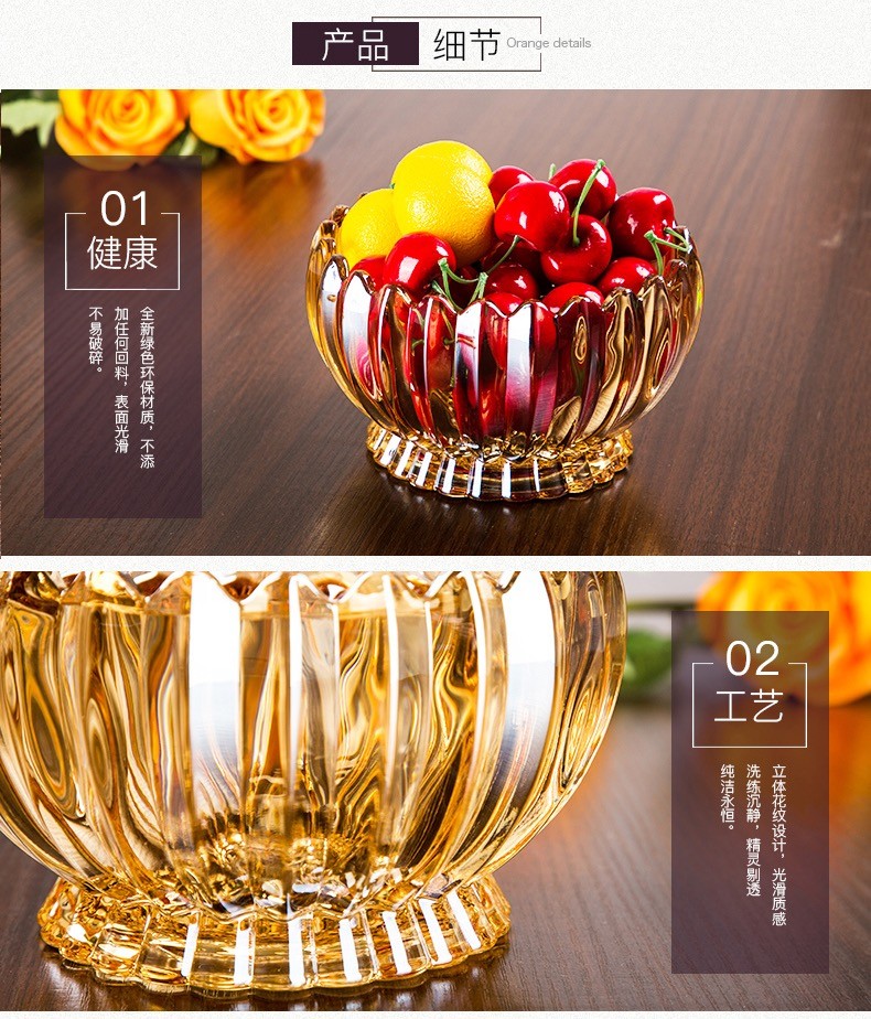 European-style crystal sugar jar, large-capacity storage jar, decorative and storage set with gold detail image 3