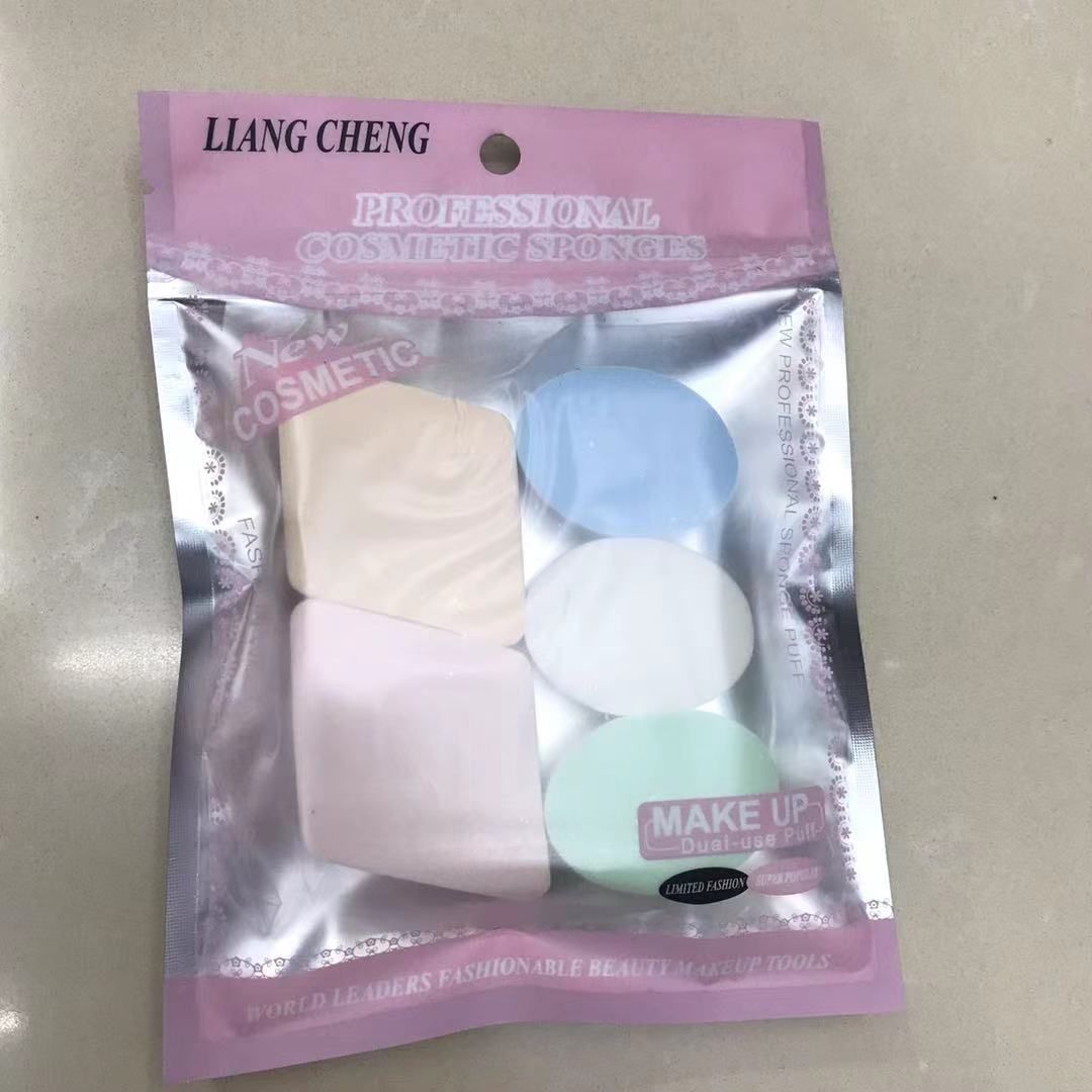 Makeup Sponge On Makeup Round Diamond Makeup Egg Explosion Do Not Eat Powder Foam Water Powder Puff Specification drawing