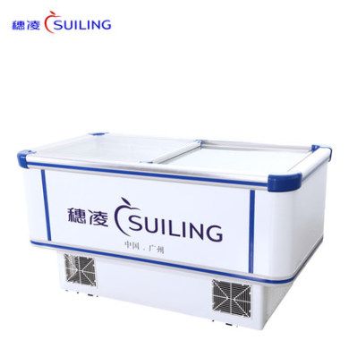 Suiling Refrigerator WD4-580/750/860/970 island display cabinet sliding glass door single-temperature freezer