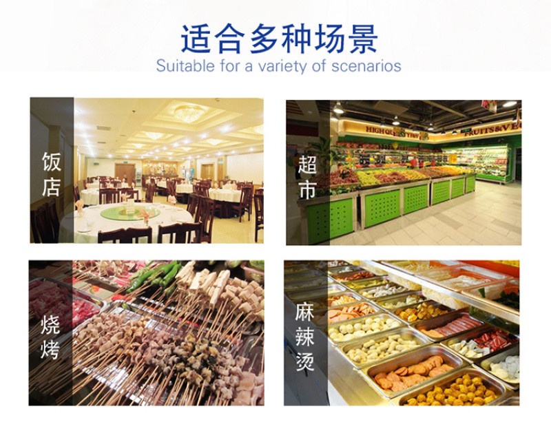 Suiling Refrigerator WG4-219DS / 249DS series countertop display cabinet with sliding glass door single-temperature cold storage detail image 8