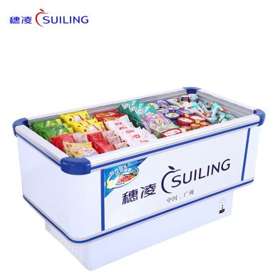 Suiling Refrigerator WD4-580/750/860/970 island display cabinet sliding glass door single-temperature freezer Specification image