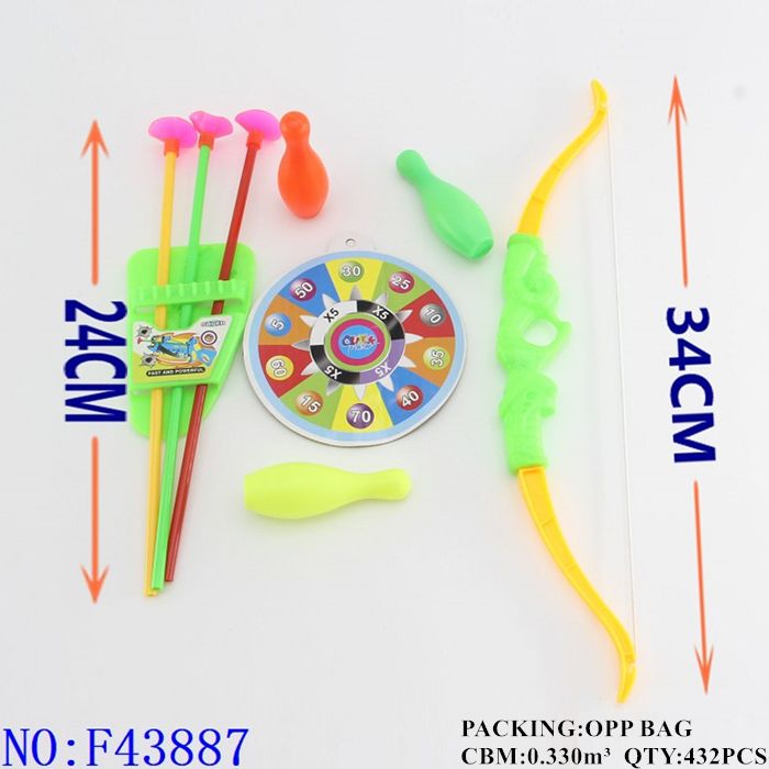 Children simulation model bow and arrow sports outdoor shooting sports toys experience shooting game toys easily become the god archer F43887