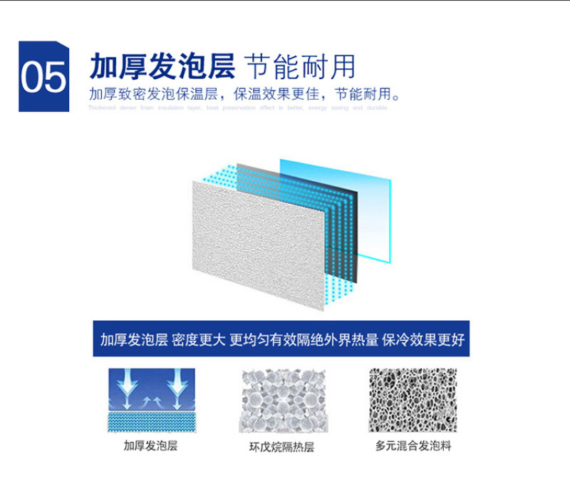 Suiling Refrigerator WG4-219DS / 249DS series countertop display cabinet with sliding glass door single-temperature cold storage detail image 9