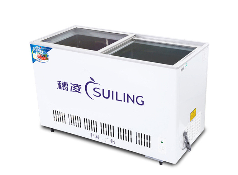 Suiling WG4-325 horizontal freezer, commercial freezer, display cabinet, beverage cabinet, beer cabinet, refrigeration cabinet can be filled with water for complaint detail image 15