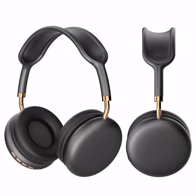 Cartoon cute cat ear Bluetooth headset LED bright lights HIFI sound quality wireless heavy bass Bluetooth headset